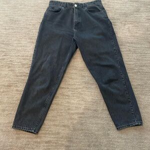 Black Stonewashed High Waisted Zara Jeans Size 10